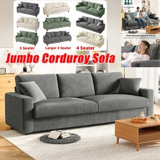 Modern 3/4 Seater Corduroy