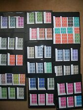 Cylinder Machin Control Blocks 2½ p to 31 p - Multiple listing - UPDATED stock