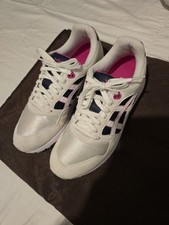 ASICS Gel Saga Men's Sneakers EU 42.5 US 9 UK Fit Size 8 White/Pink Trainer