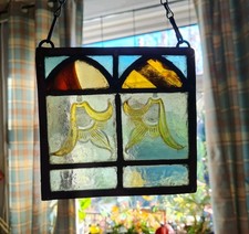 Colourful old victorian leaded