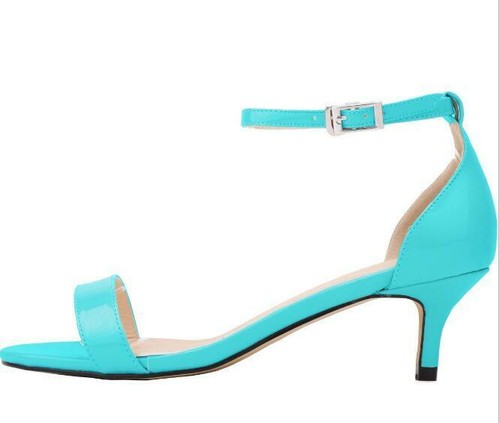 Ladies womens mid kitten heel - womens,