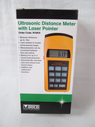 Ultrasonic distance meter with - ultrasonic,