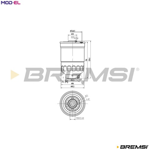 Fuel filter fe0797 for - fe0797, suzuki