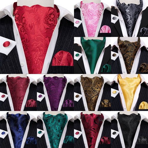 Mens floral paisley ascot - mens,