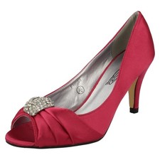 Peep Toe Spot On Diamante