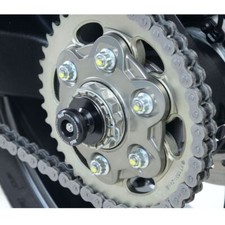 R&G Spindle Sliders Black - Ducati Streetfighter V4 S 2020 - 2024