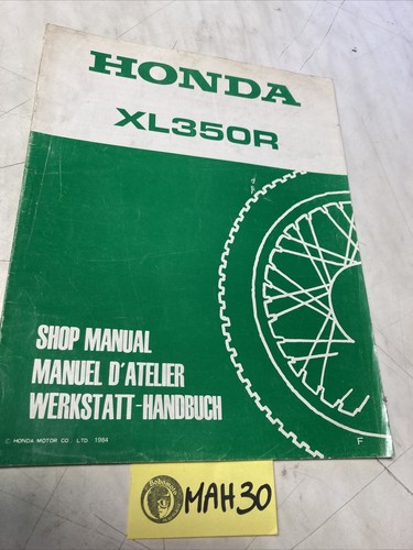 Honda xl350r 1985 350 xlr - f,