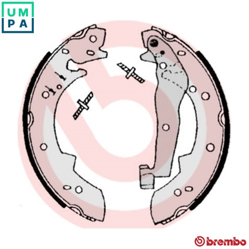 Brake shoe set - 06, 504