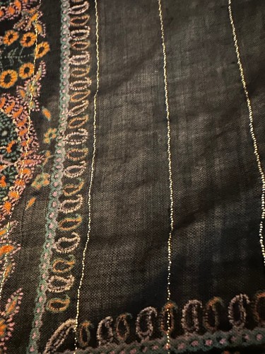 Vintage kashmiri silk - kashmiri, piano
