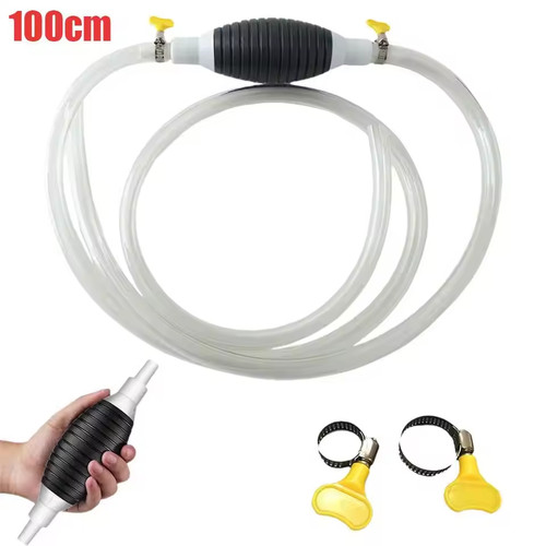Portable hand siphon - siphon, pump