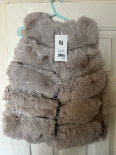 Girls fur gillet ages 14 - girls,