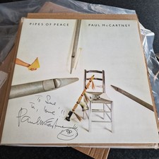 PAUL MCCARTNEY SIGNED PIPES OF