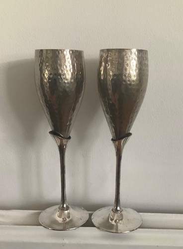 Pair silver plated - of, silver-plated