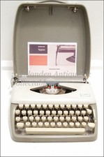 ++ ADLER TIPPA 1 Vintage Working Portable Typewriter Case Instructions ++