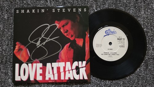 Shakin stevens autographed - shakin,