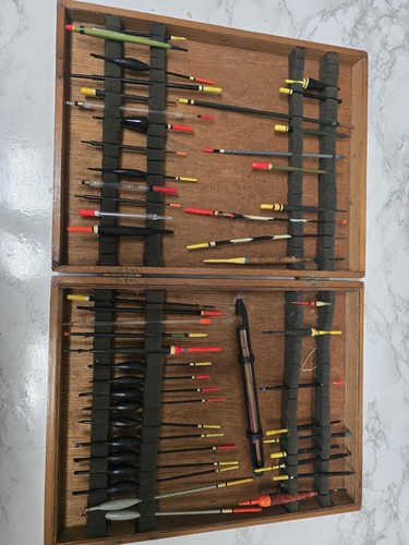 Box vintage fishing - box, of