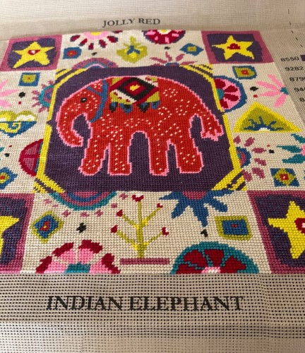 Jolly red indian elephant - -,