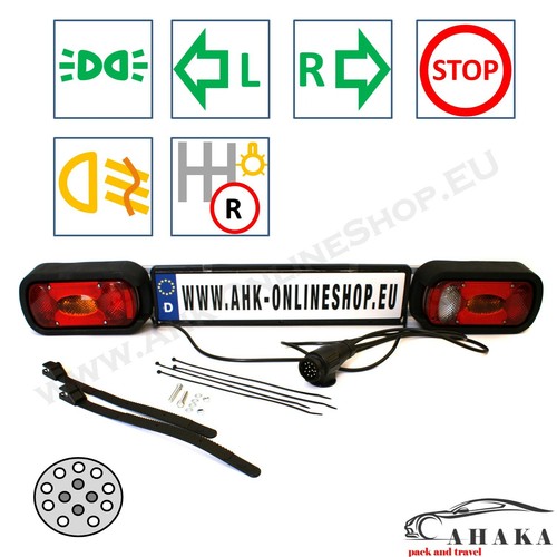 Tail light board boards plate - light,