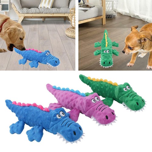 Dog squeaky crocodile toy - dog,