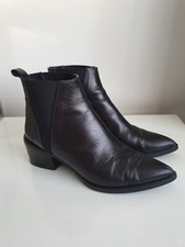 Whistles Leather Boots Black