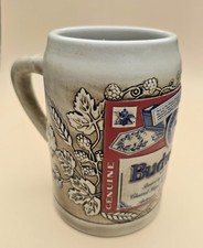 Vintage Beer Stein - Genuine Budweiser King Of Beers Tankard Large.
