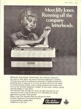 Vintage 1969 Advert for