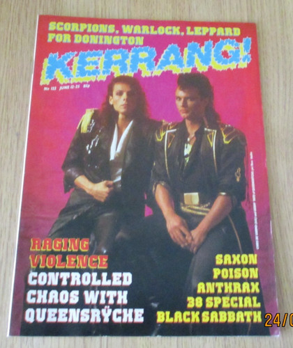 Vintage kerrang magazine 122 - vintage, #122