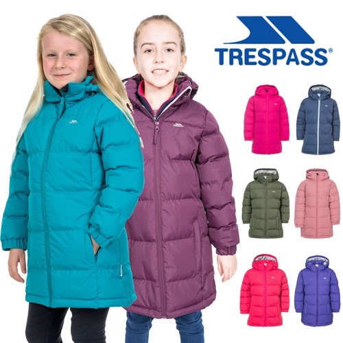 Trespass girls padded jacket - trespass,