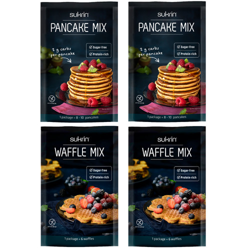 Sukrin pancake waffle mix high - mix,