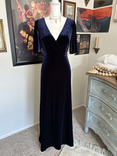 Whimsigoth velvet maxi wrap - velvet,