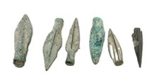 LOT OF ANCIENT BRONZE VIKING ARROWHEADS