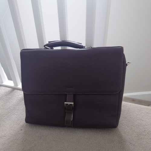 Filofax leather briefcase - briefcase, /