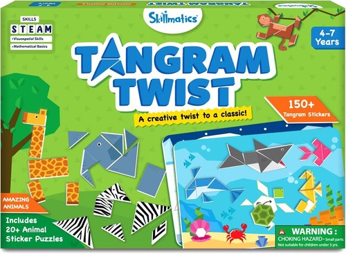 Skillmatics tangram puzzles - skillmatics,
