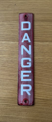 Antique vintage red enamel - red,