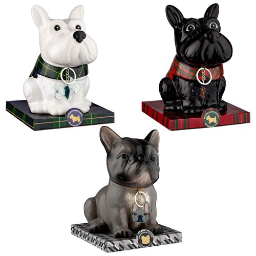 New ceramic bulldog scottie - new,