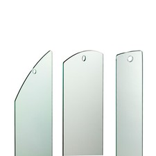 Fusion Glass Panel for Raked