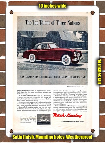 Metal sign 1953 - sign,
