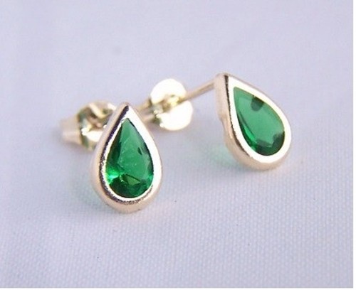 9ct gold small teardrop - 9ct,