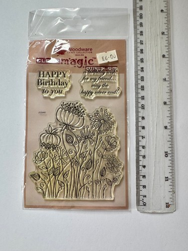 Silicone craft stamp - craft, happy
