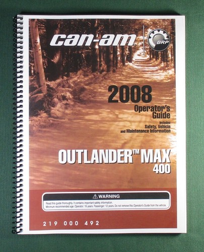 2008 can outlander max 400 - outlander,