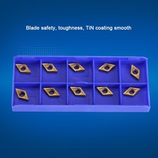 10pcs CNC Carbide Tips Inserts Cutter Lathe Turning Tool With Box