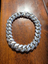 925 Silver Cuban Curb Bracelet