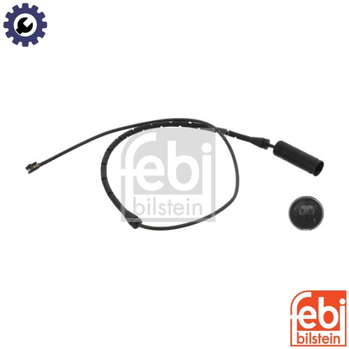 Warning contact brake pad wear - brake,