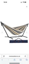 Amazon Basics Double Fabric Hammock with Stand