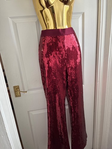 Coast red sequin - sequin, trousers