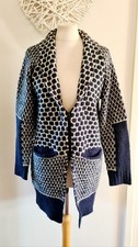 Paramour Navy Blue White Geo