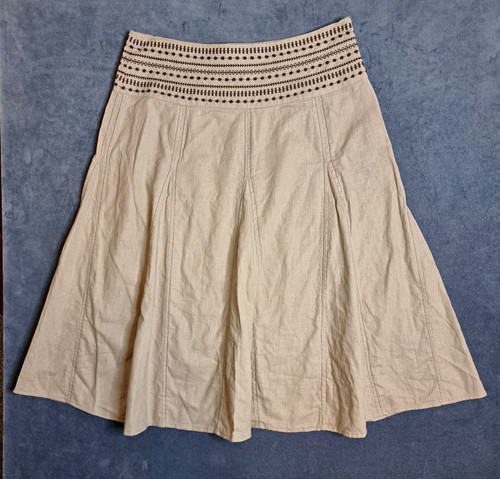 Zoe boho folk linen blend - linen,