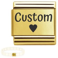 Golden Personalised Charm