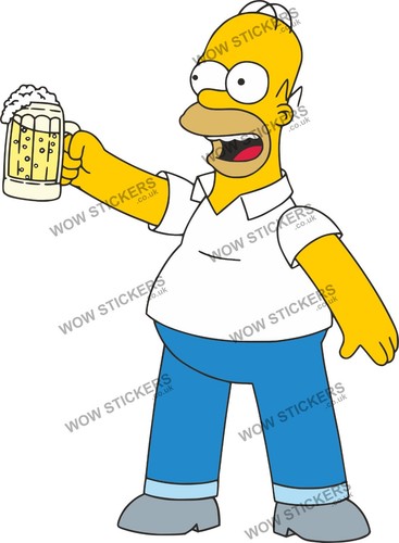 Homer simpson holding beer - homer,