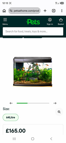 Love fish 64l bowfront - 64l,